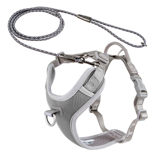 PETTORINA VENTURE NO PULL OMBRA 35-40 CON GUINZAGLIO CASUAL ROPE